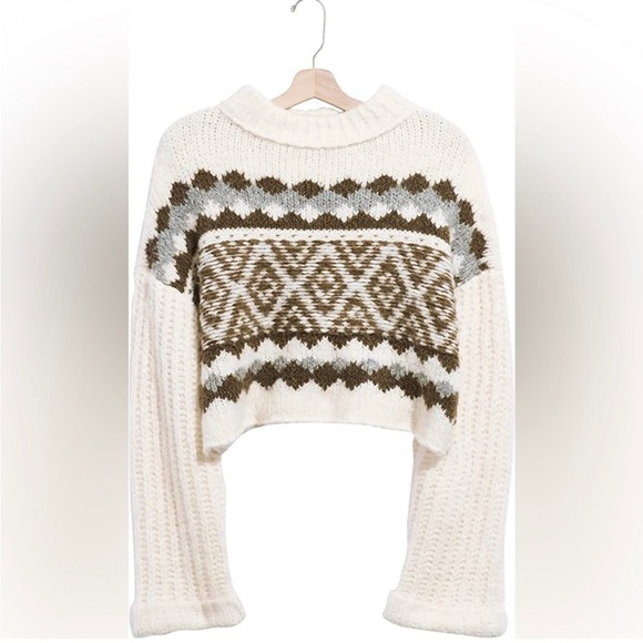 NWT Free People women Pullover Sz Large - Picture 3 of 5